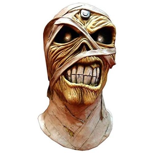  Trick Or Treat Studios Trick or Treat Studios Iron Maiden Powerslave Full Head Mask, Beige, One-Size