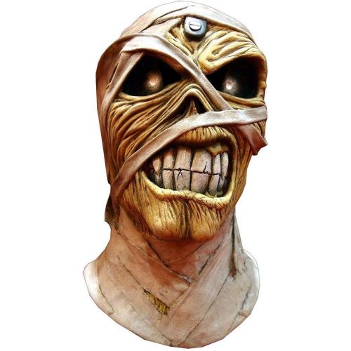  Trick Or Treat Studios Trick or Treat Studios Iron Maiden Powerslave Full Head Mask, Beige, One-Size