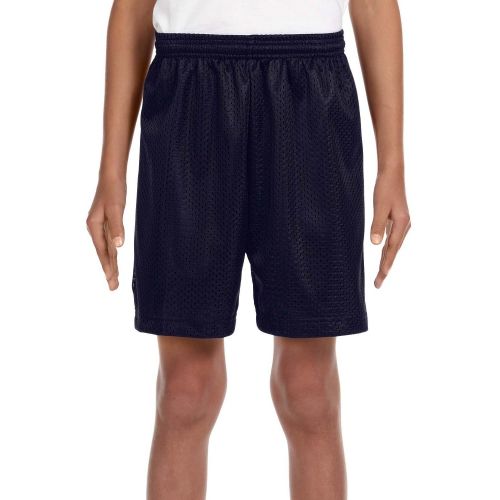  Tricot-lined Youth 6-inch Mesh Shorts Navy