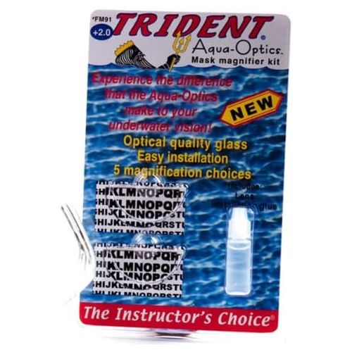  [아마존베스트]Trident Aqua-Optics Mask Magnifier Kit