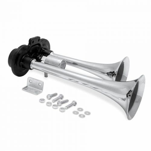  Trigger Horns The Boss 2 Trumpet Dual-Tone Train Horn with Valve Loud Tone 12v Super Tuned