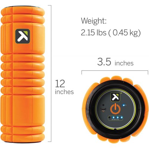  Trigger Point Performance TriggerPoint Grid Vibe Vibrating Foam Roller for Pain Relief, Relaxation, and Recovery