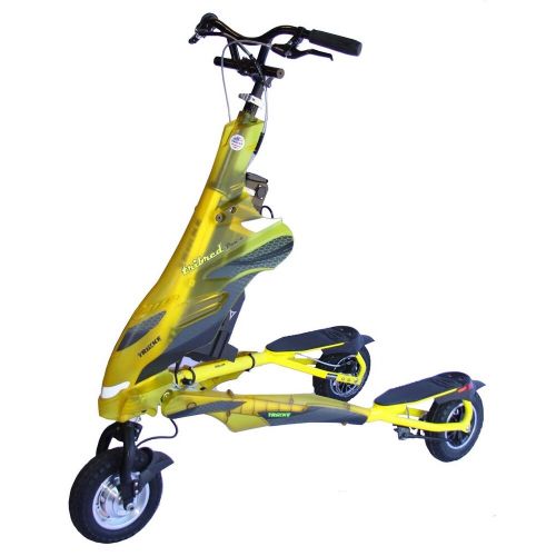  Trikke Pon-e Electric Scooter 48V T8H48V-YLCC with Battery Yellow by Trikke