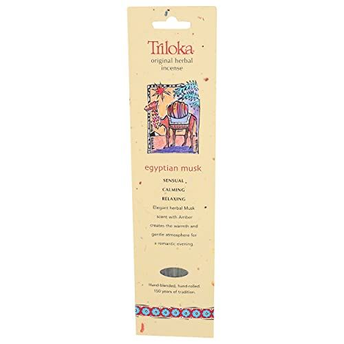  인센스스틱 Triloka, Incense Egyptian Musk, 10 Count