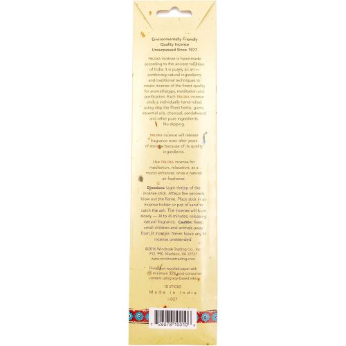  인센스스틱 Triloka, Incense Egyptian Musk, 10 Count