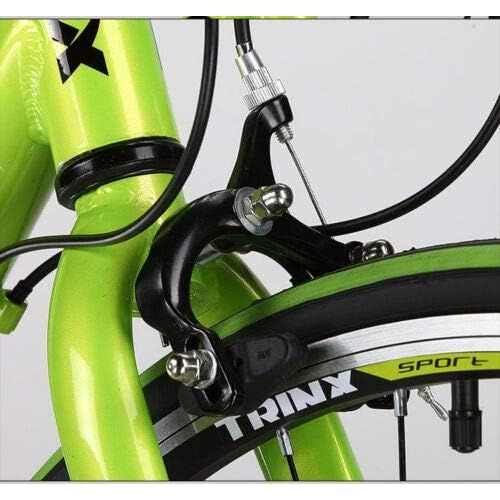  Trinx TEMPO1.0 700C Road Bike Shimano 21 Speed Racing Bicycle 56cm (Black/Green)