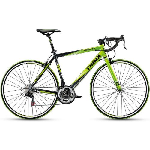  Trinx TEMPO1.0 700C Road Bike Shimano 21 Speed Racing Bicycle 56cm (Black/Green)