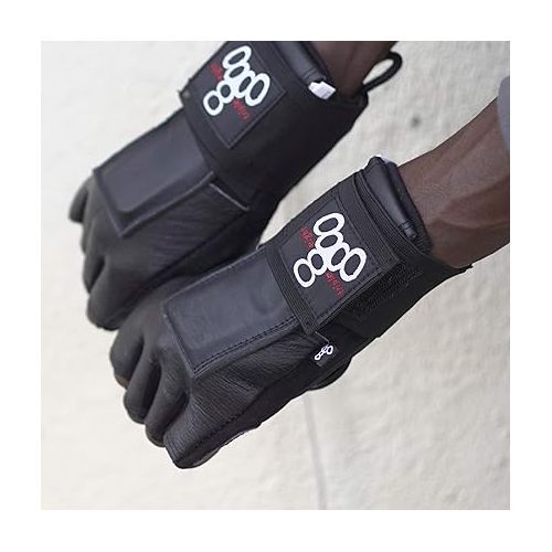  Triple Eight Hired Hands Skateboarding Wrist Guard Gloves