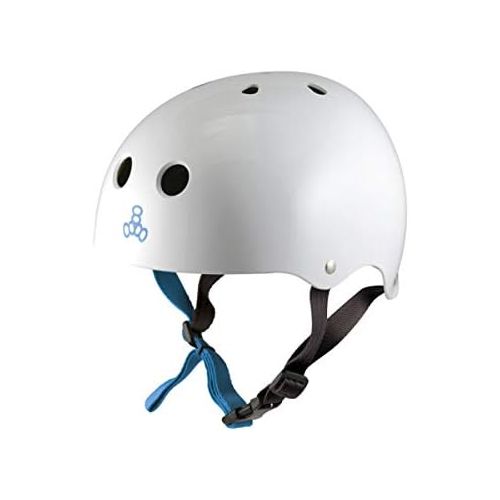  Triple8 Water HALO White Rubber CE Helmet