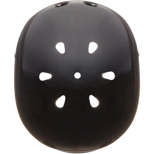  Triple Eight Triple 8 Standard Liner Skateboarding Helmet, Large, Black Glossy