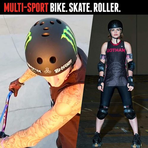  Triple Eight The Certified Sweatsaver Helmet for Skateboarding, BMX, and Roller Skating