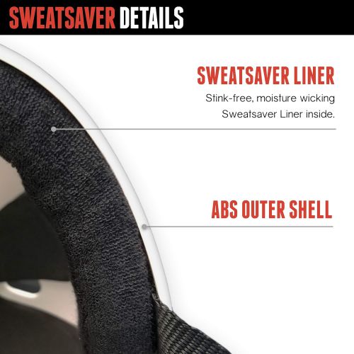  Triple Eight Sweatsaver Liner Skateboarding Helmet, Black Glossy, Large