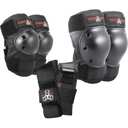  Triple Eight Saver Series Pad Set with Kneesavers, Elbowsavers and Wristsavers, Medium, Sunset