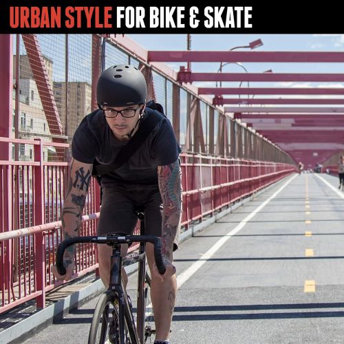  Triple Eight Gotham Dual Certified Skateboard and Bike Helmet