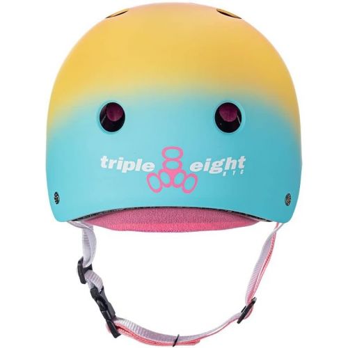  Triple Eight THE Certified Sweatsaver Helmet for Skateboarding, BMX, and Roller Skating