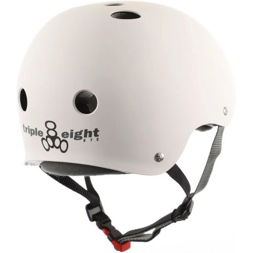  Triple Eight THE Certified Sweatsaver Helmet for Skateboarding, BMX, and Roller Skating