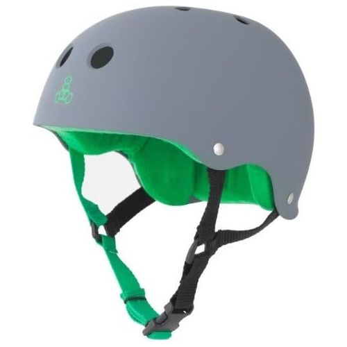  Triple Eight Helmet with Sweatsaver Liner, GUTI Gun Rubber, Large