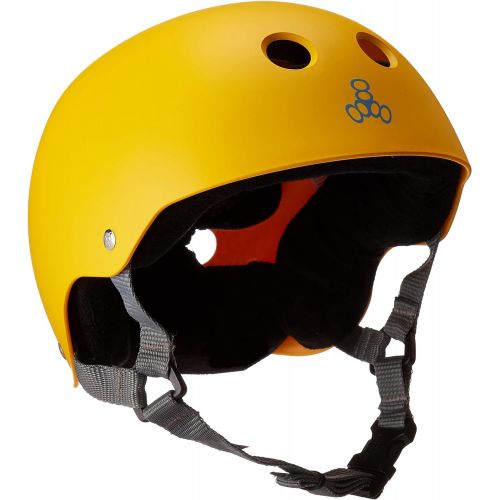  Triple Eight Helmet with Sweatsaver Liner, GUTI Gun Rubber, Large