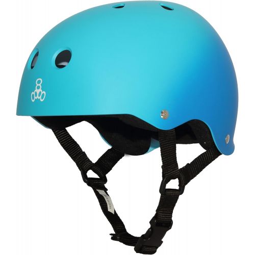  Triple Eight Helmet with Sweatsaver Liner, GUTI Gun Rubber, Large