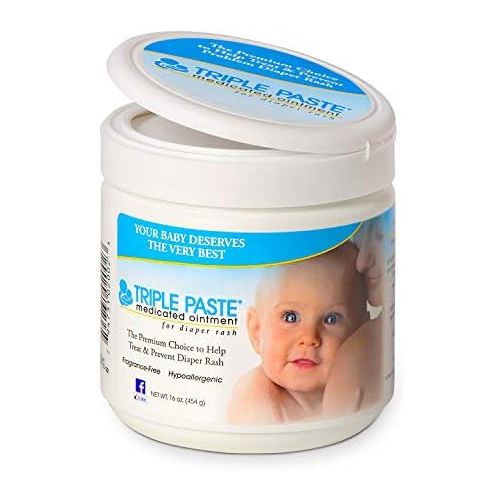  [아마존베스트]Triple Paste Medicated Ointment for Diaper Rash, 16-Ounce