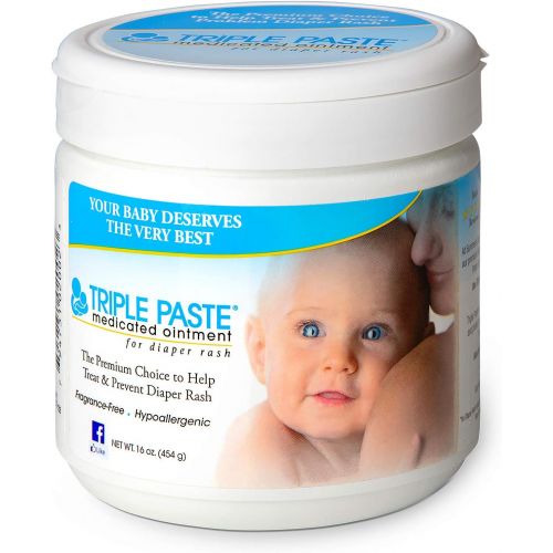  [아마존베스트]Triple Paste Medicated Ointment for Diaper Rash, 16-Ounce