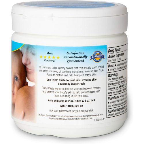  [아마존베스트]Triple Paste Medicated Ointment for Diaper Rash, 16-Ounce