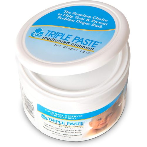  Triple Paste Medicated Ointment for Diaper Rash, 8-Ounce