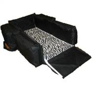 Triple Play 7601BZ Lilly Gold Nap-Sac Diaper Bag Bassinet - Black Zebra