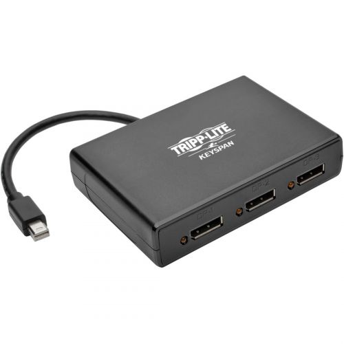  Tripp Lite 3-Port Mini DisplayPort 1.2 to DisplayPort Multi-Stream Transport Hub