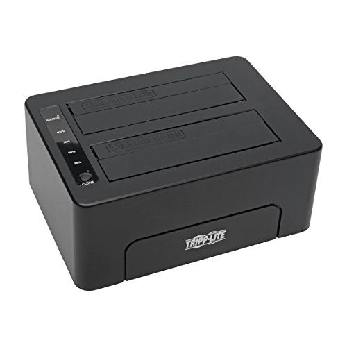  Tripp Lite USB 3.0 SuperSpeed to Dual SATA External Hard Drive Docking Station with Cloning for 2.5in or 3.5in HDD(U339-002)