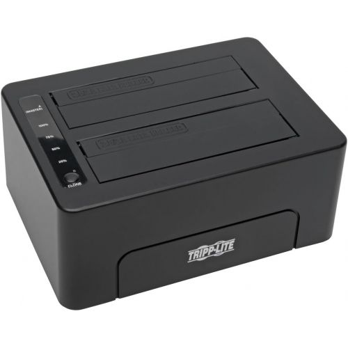  Tripp Lite USB 3.0 SuperSpeed to Dual SATA External Hard Drive Docking Station with Cloning for 2.5in or 3.5in HDD(U339-002)