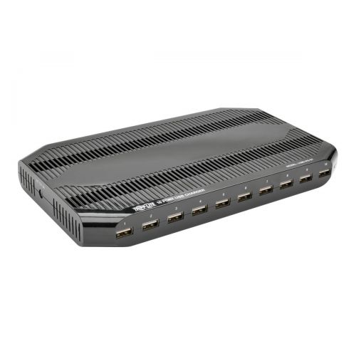  Tripp Lite TRIPP LITE 10-Port USB Charging Station Dock with Storage Slots for Tablet iPhone iPad & Laptops (U280-010-ST)