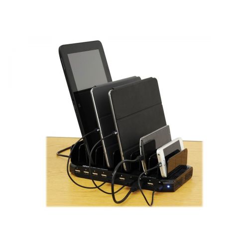  Tripp Lite TRIPP LITE 10-Port USB Charging Station Dock with Storage Slots for Tablet iPhone iPad & Laptops (U280-010-ST)