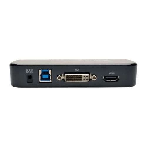  Tripp Lite USB 3.0 SuperSpeed to HDMI Dual-Monitor External Video Graphics Card Adapter, 512 MB SDRAM, 4K x 2K (U344-001-HD-4K)