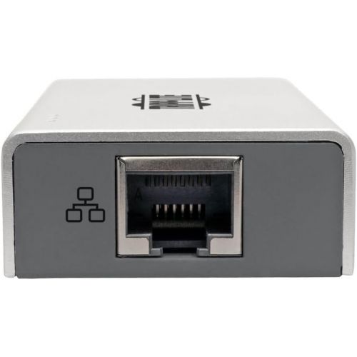  Tripp Lite USB C Docking Station w USB-A Hub, HDMI, Micro SD, PD Charging 4k @ 30Hz Thunderbolt 3 Silver (U442-DOCK10-S)