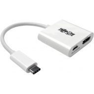 Tripp Lite USB C to HDMI Multiport Video Adapter Converter 1080p w USB-A Hub, USB-C PD Charging, Gigabit Ethernet Port (Gbe), Thunderbolt 3 Compatible, USB Type C, USB Type-C (U44