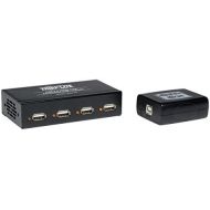 Tripp Lite 4-Port USB 2.0 over Cat5  Cat6 Extender Hub, Transmitter and Receiver Hub Hi-Speed USB up to 330-ft. (100M)(B203-104)