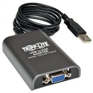 Tripp Lite USB 2.0 to VGA DualMulti-Monitor External Video Graphics Card Adapter, 128 MB SDRAM, 1080p (U244-001-VGA-R)