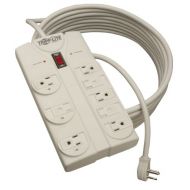 Tripp Lite 8 Outlet Surge Protector Power Strip, Extra Long Cord 25ft, Right-Angle Plug, Lifetime Limited Warranty & $75K INSURANCE (TLP825)