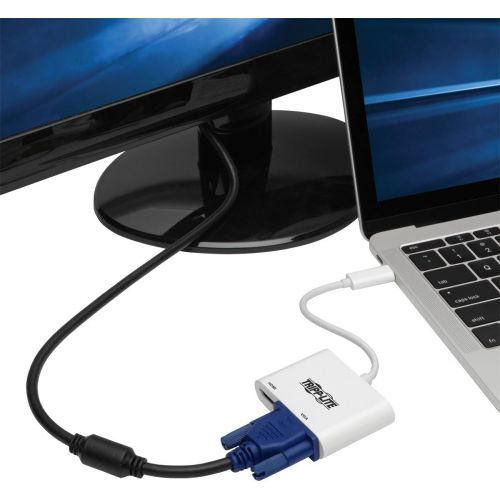  Tripp Lite USB C to HDMIVGA Multiport Adapter Converter 4K, USB 3.1 Gen 1 USB Type C, USB-C, USB Type-C (U444-06N-HV4K)
