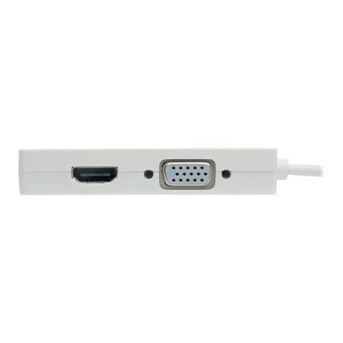  Tripp Lite USB C to HDMI  DVI  VGA Multiport Adapter Converter UHD 4Kx2k @ 30Hz, Thunderbolt 3 Compatible, USB Type C to HDMI, USB-C, USB Type-C (U444-06N-HDV4K)