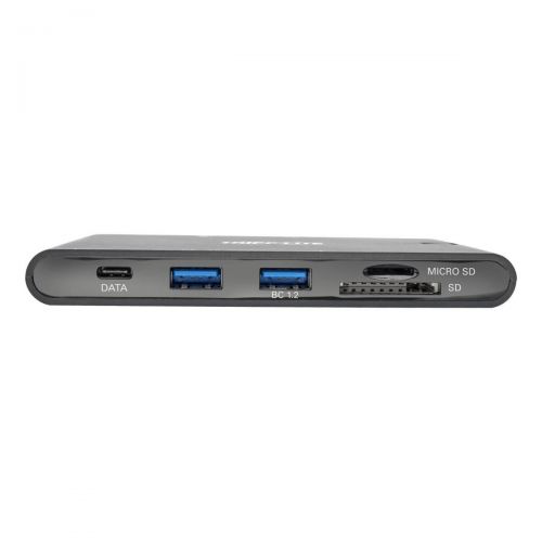  Tripp Lite USB C Docking Station HDMI VGA GbE PD Charging 3.0 USB Hub 4K @ 30Hz Thunderbolt 3 Black (U442-DOCK3-B)