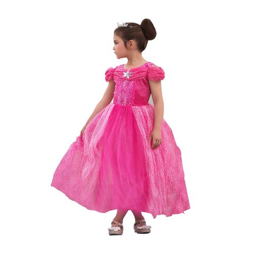  Trish Scully Child Pink Princess Dress Costume (Pink)