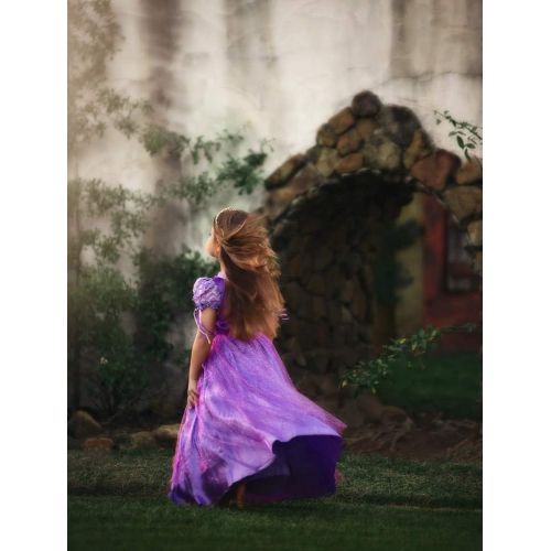  Trish Scully Child Duchess Princess Dress Costume (Purple)