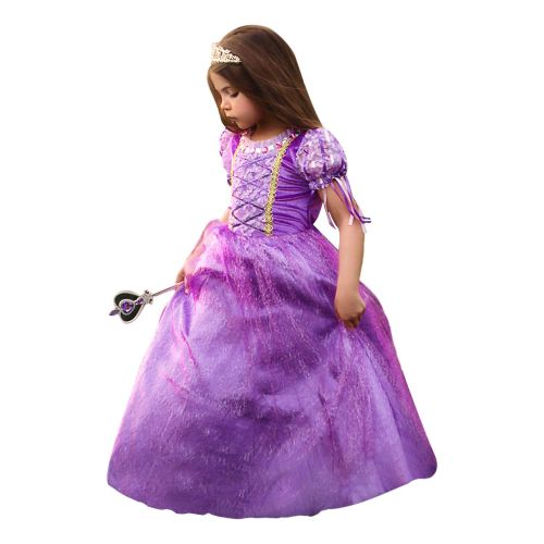  Trish Scully Child Duchess Princess Dress Costume (Purple)