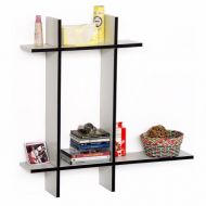 Trista Wall Shelf Trista - [New Breed-B] Leather Cross Type Shelve  Book Shelve  Floating Shelve (4 pcs)