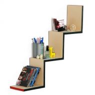 Trista Wall Shelf Trista - [Love Life] Ladder-Shaped Leather Shelf  Bookshelf  Floating Shelf