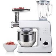 Tristar MX-4185 professionelle Kuechenmaschine mit grossem 5,2L Fassungsvermoegen und 1,5 Liter Glaskrug