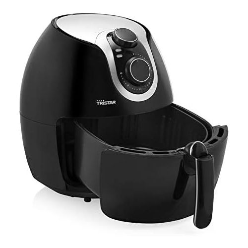  Tristar Heissluftfritteuse/ Crispy Fryer XXL mit einstellbarem Thermostat und Timer | ohne OEL - einfach zu reinigen  mit 5,2 Liter Fassungsvermoegen, FR-6996