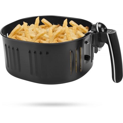  Tristar Heissluftfritteuse/ Crispy Fryer XXL mit einstellbarem Thermostat und Timer | ohne OEL - einfach zu reinigen  mit 5,2 Liter Fassungsvermoegen, FR-6996